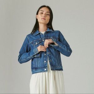 Embroidered Lucky Brand Jean Jacket